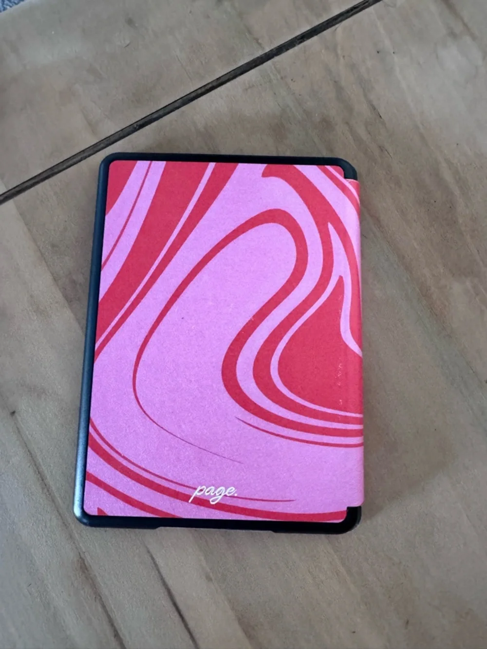 NOT SMUT - page. Pink & Cherry Swirl Kindle Case